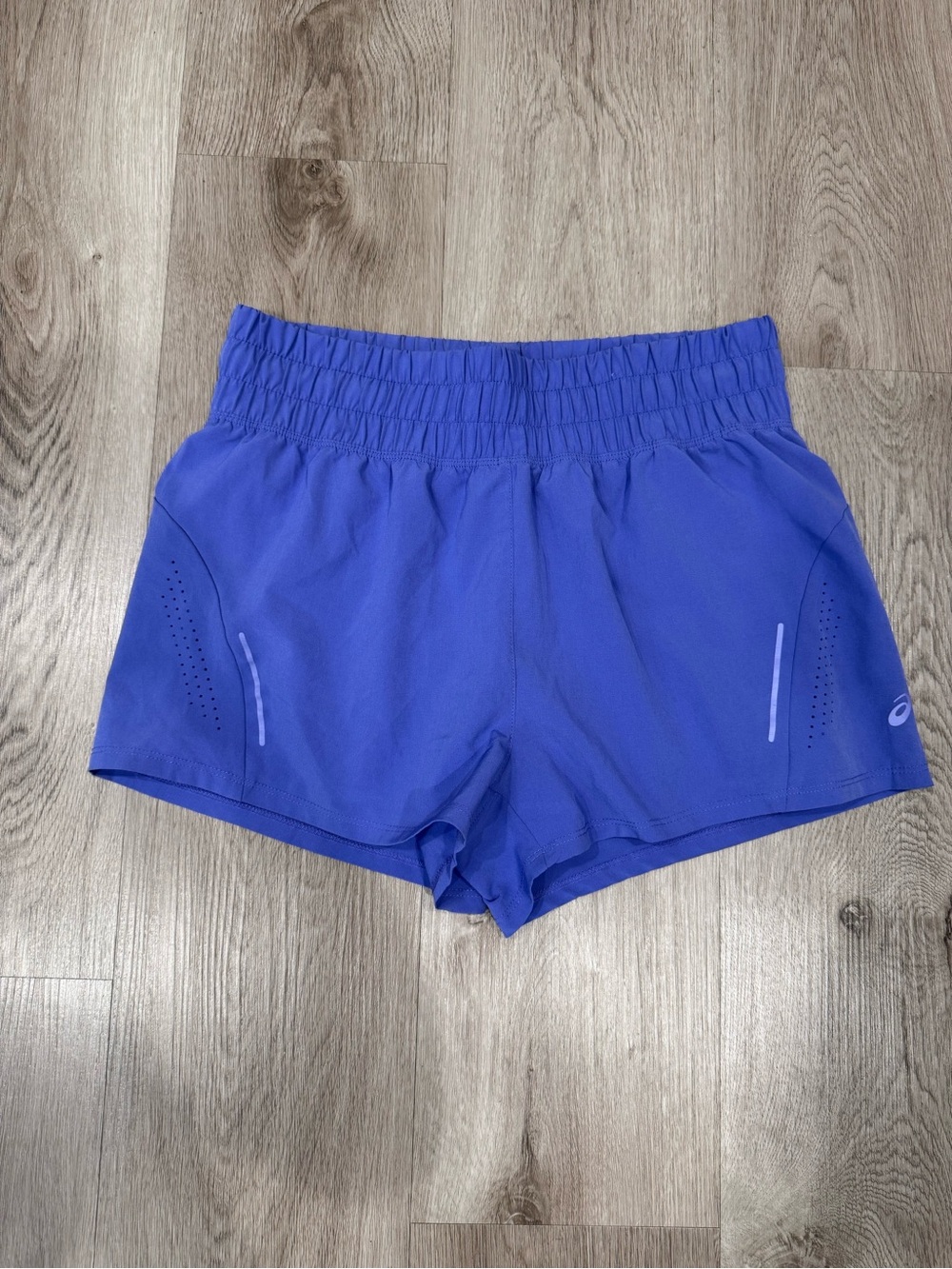 Asics Violet-Blue Performance Running Shorts